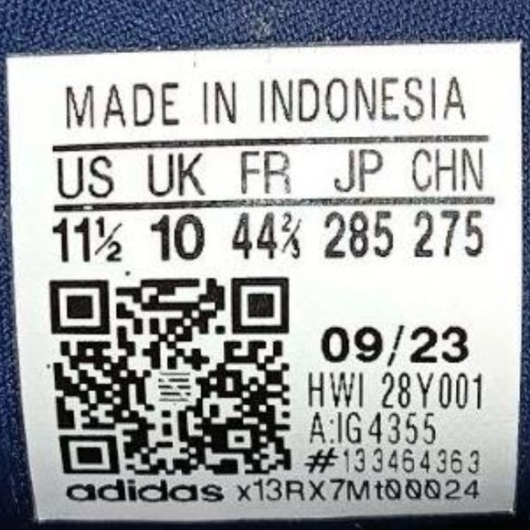 MENS ADIDAS X_PLR PULSE ATHLETIC SLIP-ON SHOES DARK BLUE / CLOUD WHITE / CARBON - Picture 9 of 9